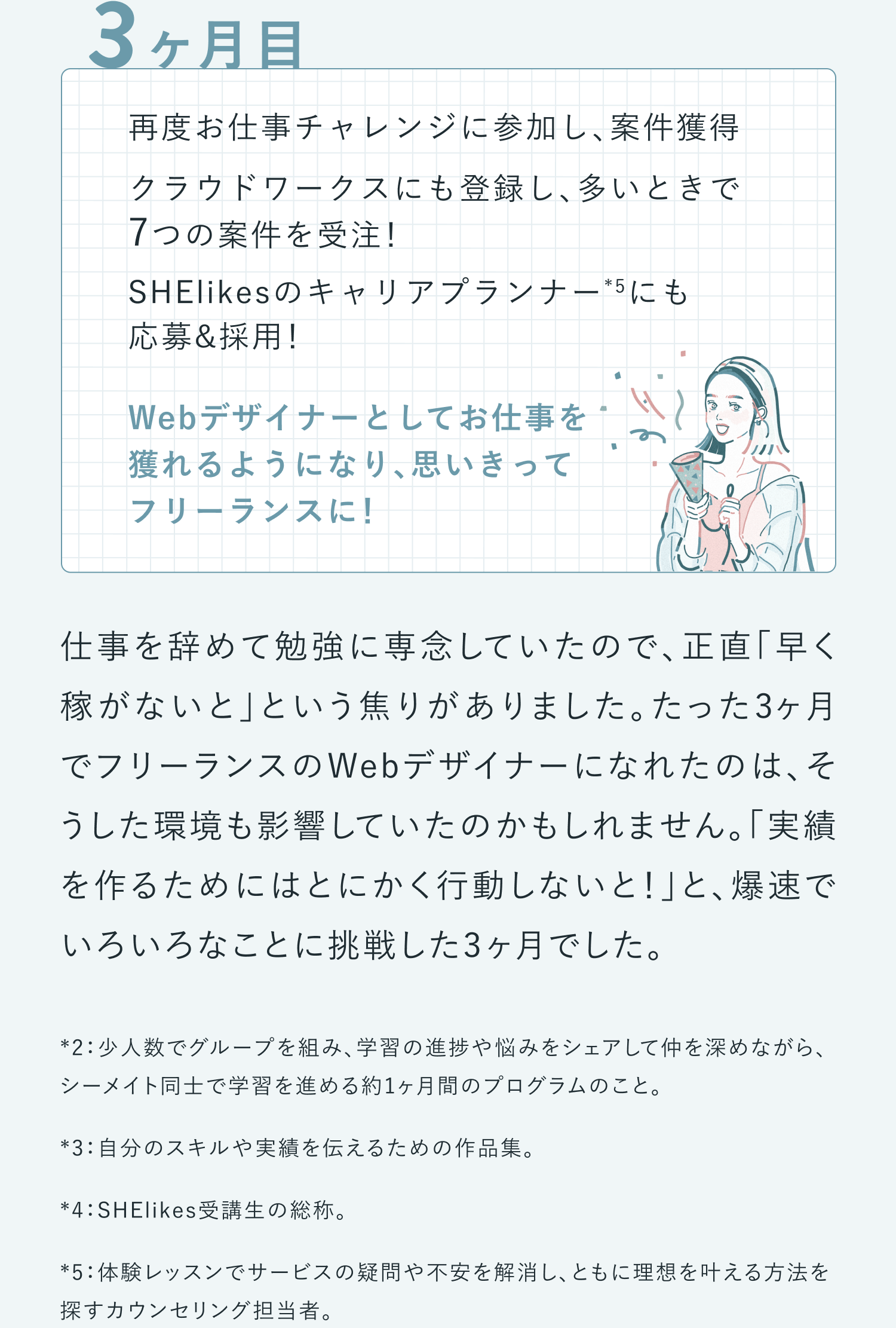 わずか3ヶ月！フリーランスデザイナーになるまでのロードマップ 3ヶ月目