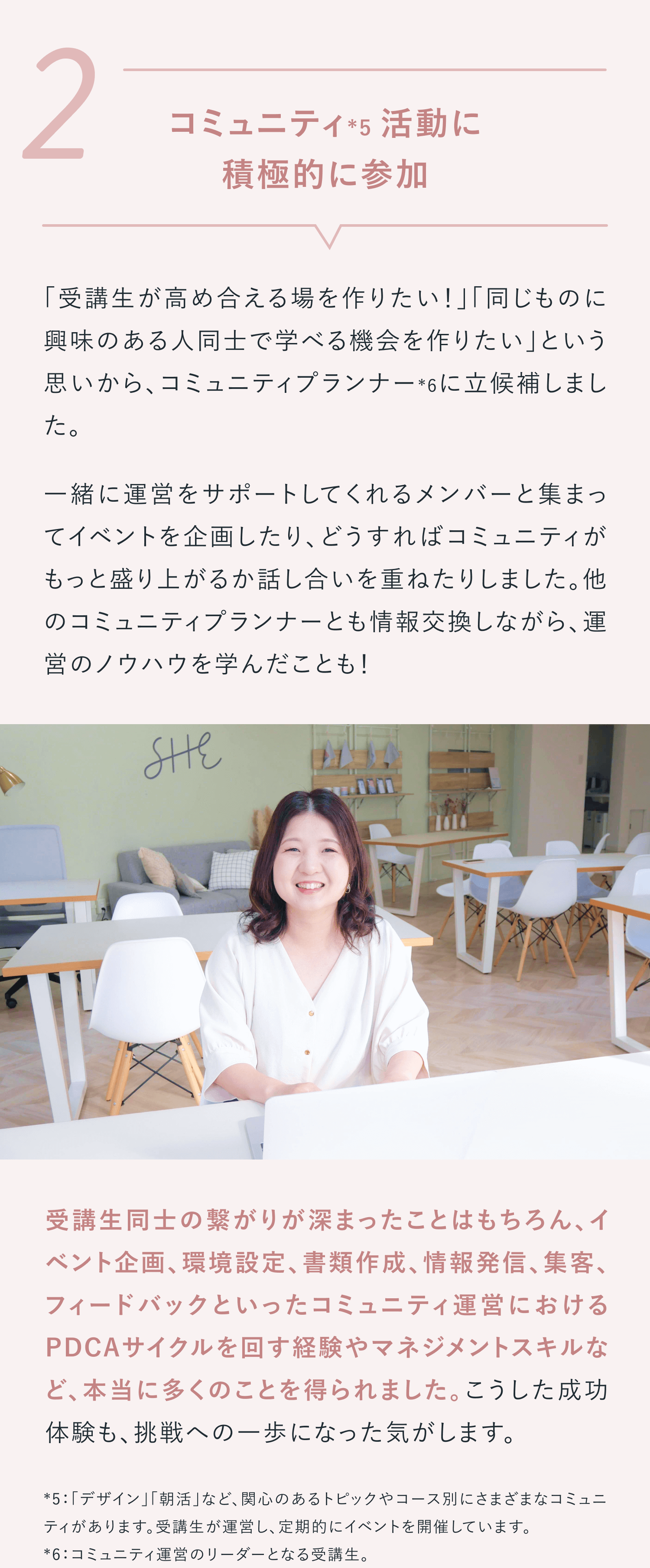 コミュニティ活動に積極的に参加