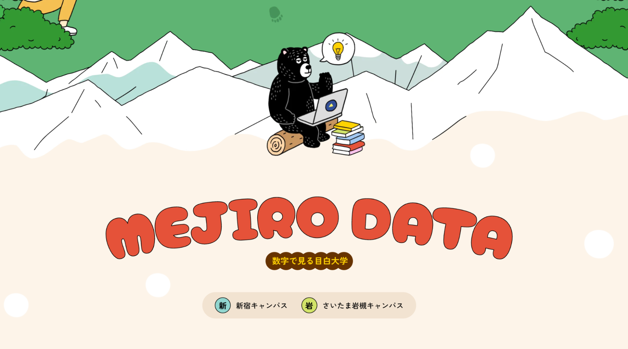 ジャンプ率を変えて目立たせる例